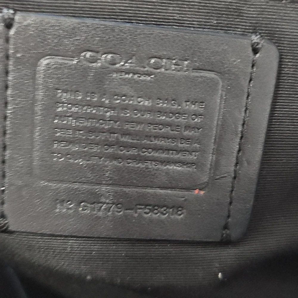 Coach Signature Coated Canvas Leather Ava Tote